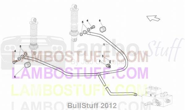 2010 Lamborghini MURCIELAGO LP 640 ROADSTER AUSTRALIA JACKING SYSTEM (412.01.00)